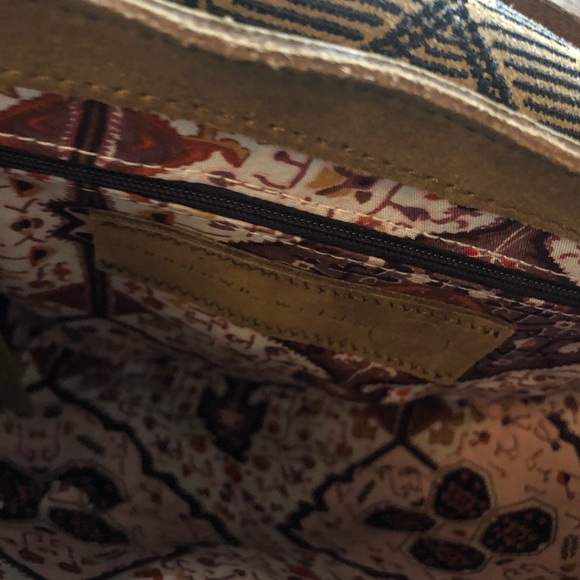 Free People Tan Suede Saddle Bag by Sundown Wilds - Picture 12 of 13